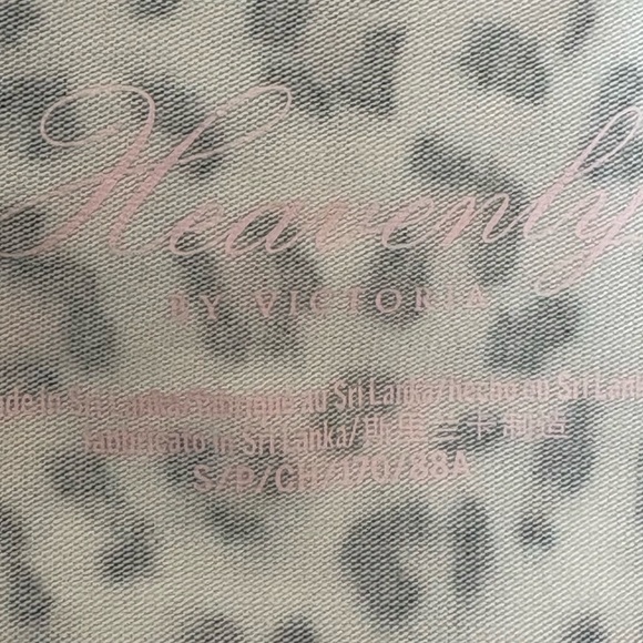 Heavenly by Victoria’s Secret Leopard Print Ultra Soft Modal Faux Wrap Crop Top - Picture 6 of 7